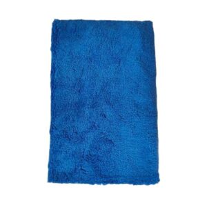 Microfiber Cleaning Cloth | 40 * 40 Polyester Cleaning Cloth | Scratch-Resistant & Super Absorbent | (, Kitchen, Glass) (Blue)