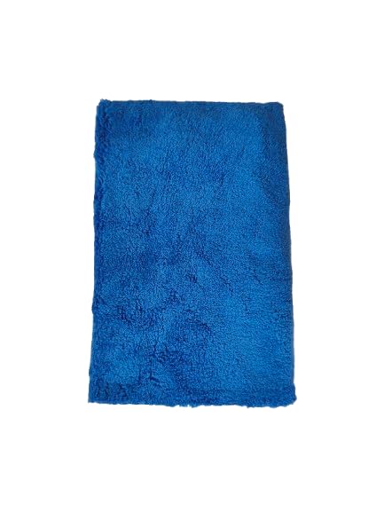 Microfiber Cleaning Cloth | 40 * 40 Polyester Cleaning Cloth | Scratch-Resistant & Super Absorbent | (, Kitchen, Glass) (Blue)