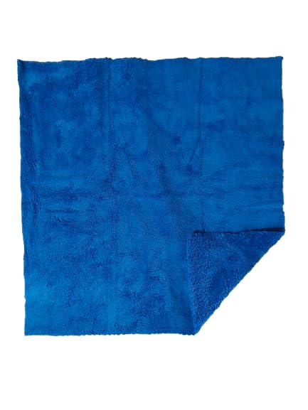 Microfiber Cleaning Cloth | 40 * 40 Polyester Cleaning Cloth | Scratch-Resistant & Super Absorbent | (, Kitchen, Glass) (Blue) - Image 2