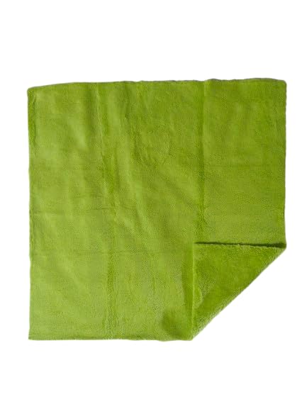 Microfiber Cleaning Cloth | 40 * 40 Polyester Cleaning Cloth | Scratch-Resistant & Super Absorbent | ( Kitchen, Glass)(green)